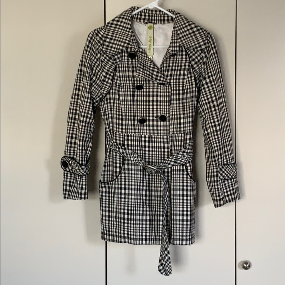Soia and Kyo women's plaid trench